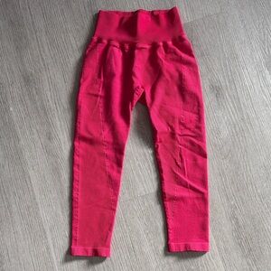 Free people movement cropped textured seamless Leggings M/L